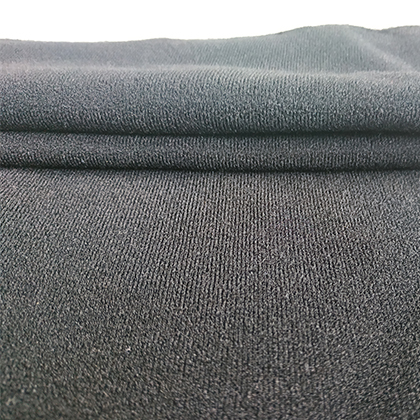 Velour loop black and white color nylon and polyester material