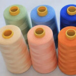 100% polyester spun sewing thread